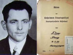 &quot;I Wanted to Prevent War&quot; – Georg Elser and the November 8, 1939 Bürgerbräukeller Bombing